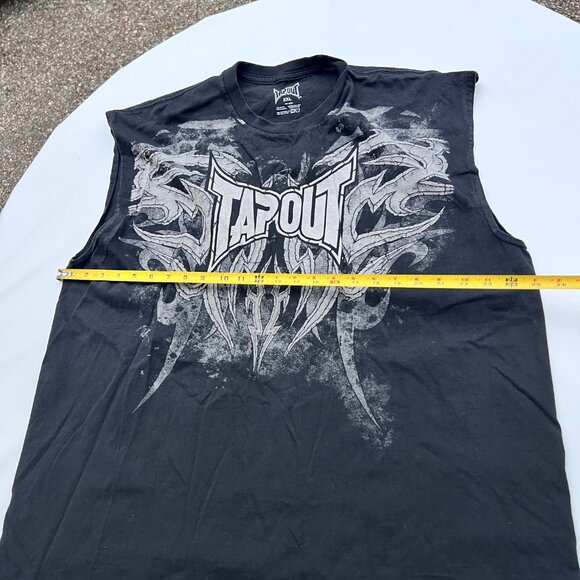 Vintage Tapout Tshirt‎ Tribal Faded 2XL Y2K Skater Jesse Pinkman Mallcore Grunge - Picture 5 of 6
